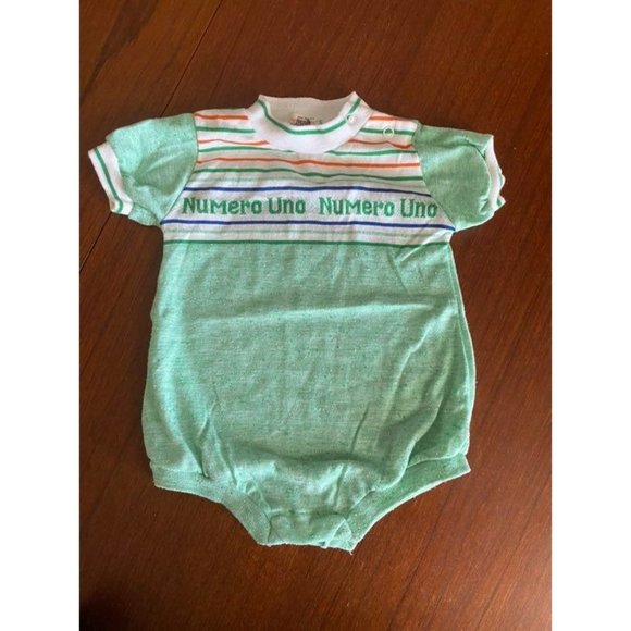 Vintage Healthtex Sporty Romper Numero Uno 12m - Picture 8 of 9